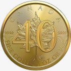 1 oz 40 años de Maple Leaf | Oro | 2019