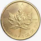 Канадский кленовый лист 1 унция 2017 Золотая монета (Maple Leaf)