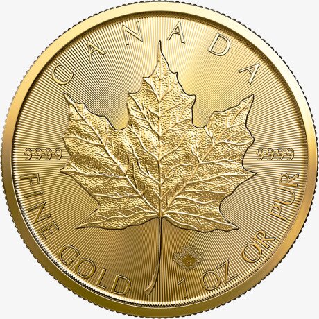 1 oz moneta d'oro Maple Leaf (2021)