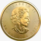 Золотая монета Канадский кленовый лист 1 унция 2021 (Maple Leaf)
