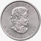 Канадский кленовый лист 1 унция 2017 Серебряная монета (Maple Leaf)