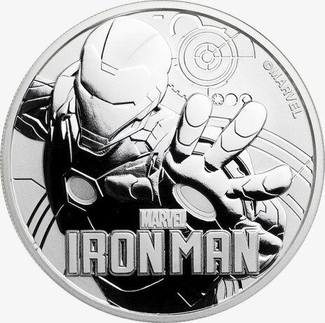 1 Uncja Ironman Marvel Srebrna Moneta | 2018