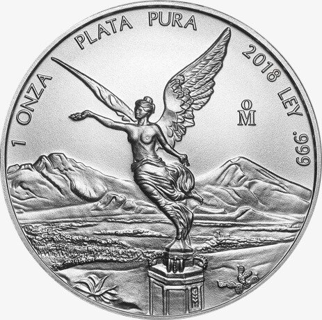 Серебряная монета Мексиканский Либертад 1 унция 2018 (Mexican Libertad)