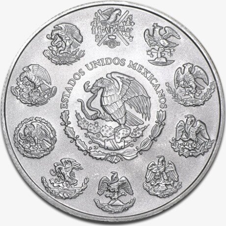 1 Uncja Meksykański Libertad Srebrna Moneta | Mieszane Roczniki