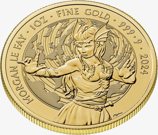 1 oz Morgan Le Fay Myths and Legends Gold Coin | 2024