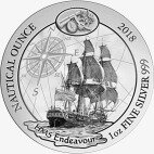 1 oz Nautical Ounce 'Endeavour' Silver Coin (2018)