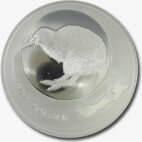 Серебряная монета Новой Зеландии Киви 1 унция 2009 Proof (New Zealand Kiwi)