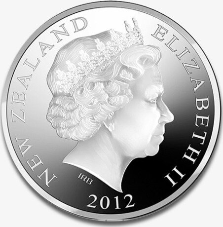 Серебряная монета Новой Зеландии Киви 1 унция 2012 (New Zealand Kiwi)