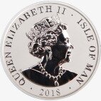Серебряная монета Нобль Остров Мэн 1 унция 2018 Proof