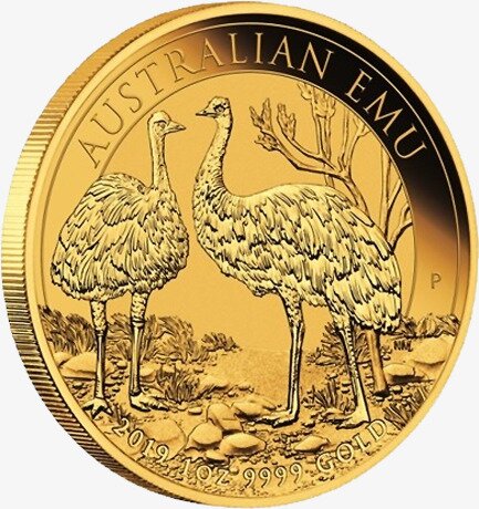 Золотая монета Австралийский Эму 1 унция 2019 (Perth Mint Emu)