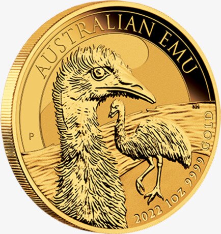 1 oz Emu Australiano | Oro | 2022