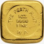 Золотой литой слиток Пертского монетного двора 1 унция (Perth Mint)