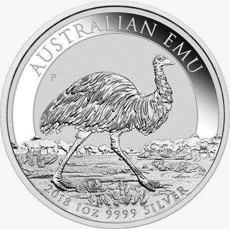 1 oz Emu Australiano d'argento (2018)