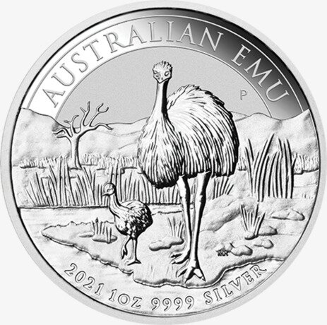 1 Uncja Emu Perth Mint Srebrna Moneta | 2021