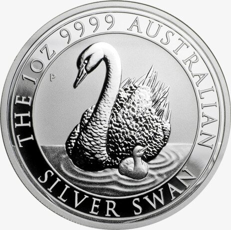 1 oz Cigno Australiano d'argento (2018)