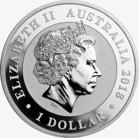 Серебряная монета Австралийский Лебедь 1 унция 2018 (Australian Swan)