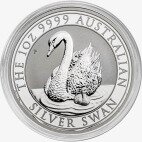 Серебряная монета Австралийский Лебедь 1 унция 2018 (Australian Swan)