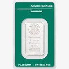 1 oz Lingote de Platino | Argor-Heraeus