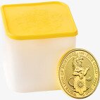 1 oz Queen's Beasts White Lion Gold Coin (2020)