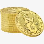 1 oz Queen's Beasts White Lion | Oro | 2020