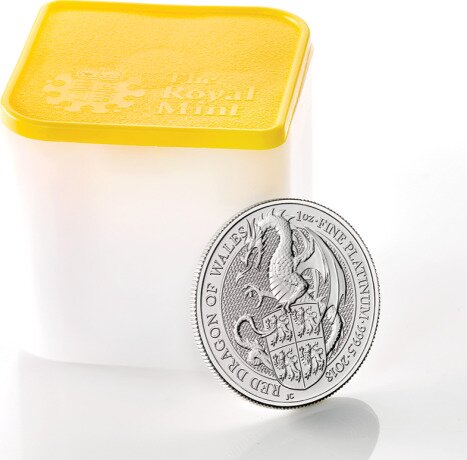 1 oz Queen's Beasts Dragon Platinum Coin (2018)