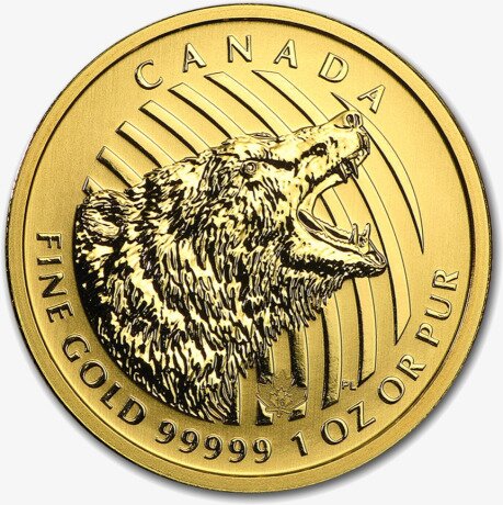 1 oz Call of the Wild | Roaring Grizzly | Oro | 2016