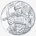 1 oz Robin Hood d&#039;argento 825° Anniversario Zecca (2019)