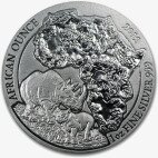 1 oz Rwanda Rhino | Silver | 2012