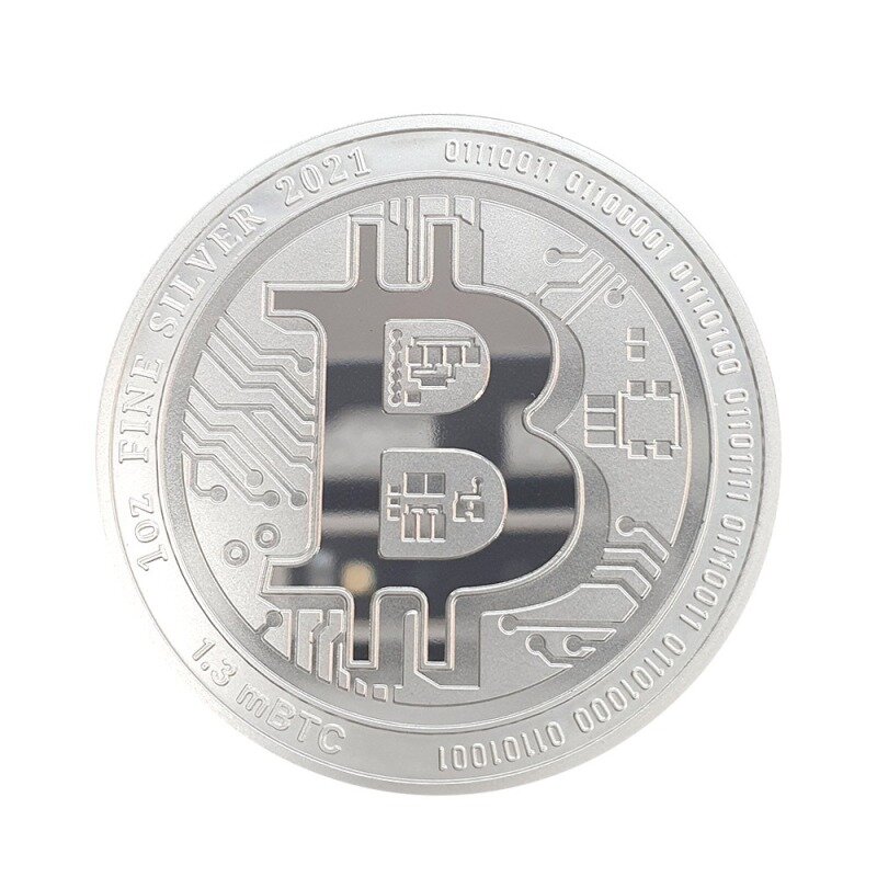 1 oz Silver Bitcoin 2021 Front