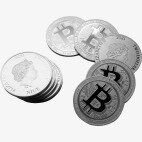 1 oz Bitcoin Argento (2021)