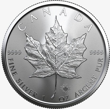 Серебряная монета Кленовый Лист 1 унция 2023 (Maple Leaf)