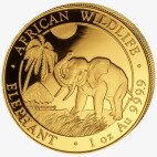 1 oz Elefante de Somalia | Oro | 2017