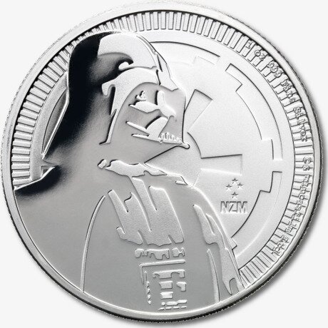 Серебряная монета Звездные Войны Дарт Вейдер 1 унция 2017 (STAR WARS Darth Vader)
