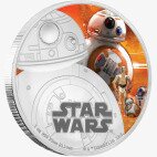 Серебряная монета Звездные Войны Пробуждение Силы - BB-8™ 1 унция 2016 (STAR WARS The Force Awakens)