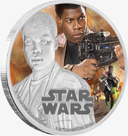 1 oz STAR WARS The Force Awakens - Finn™ | Argento | 2016