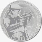 Серебряная монета Звездные Войны Штурмовик 1 унция 2018 (STAR WARS Stormtrooper)