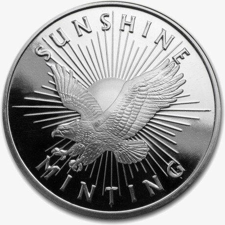 1 oz Sunshine Mint Rond | Argent