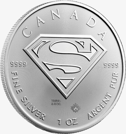 1 Uncja Superman™ Srebrna Moneta