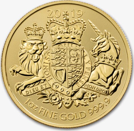 Золотая монета Королевский Герб 1 унция (The Royal Arms)