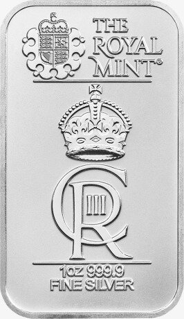 1 oz The Royal Celebration Bar Lingot d'Argent | Royal Mint | 2023