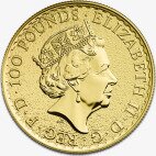 Золотая монета Лунар Великобритании Год Петуха 1 унция 2017 (Lunar UK Rooster) 2-й Выбор