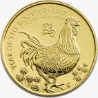 1 oz Lunar UK Anno del Gallo | Oro | 2017 | seconda scelta