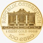 Золотая монета Венская Филармония 1 унция 2018 (Vienna Philharmonic)