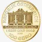 Золотая монета Венская Филармония 1 унция 2019 (Vienna Philharmonic)