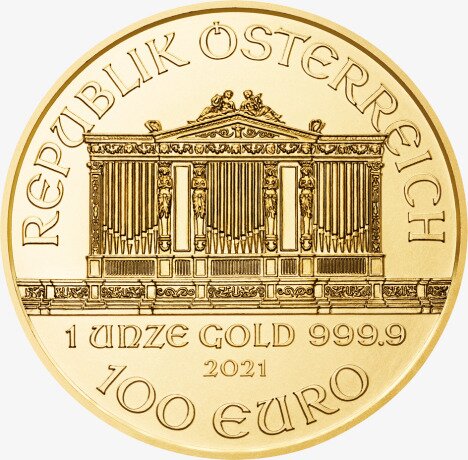 1 Uncja Filharmonicy Wiedeńscy Złota Moneta | 2021