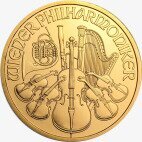 Золотая монета Венская Филармония 1унция разных лет (Vienna Philharmonic)