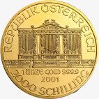 Золотая монета Венская Филармония 1унция разных лет (Vienna Philharmonic)
