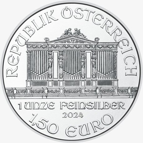 Серебряная монета Венская Филармония 1 унция 2024
