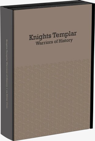 Серебряная монета Воины Истории 1 унция 2016 - Тамплиеры (Warriors Of History - Knights Templar)