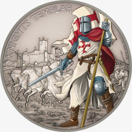 1 oz Warriors Of History - Chevaliers Templiers | Argent | 2016